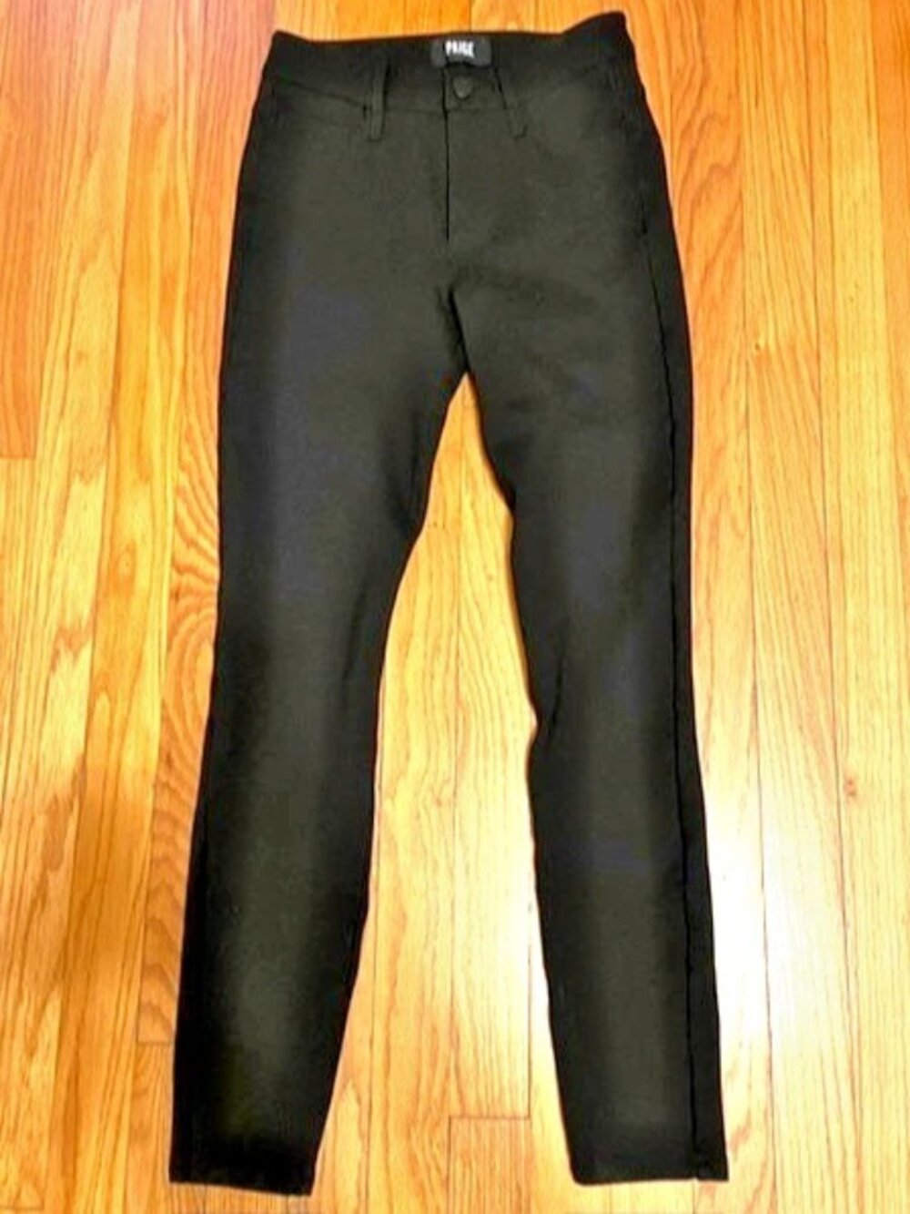 PAIGE sz 24 Skinny black pants 5 pocket style